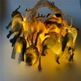 thumbnail image 4 of Cadena de luces LED con forma de dinosaurio para habitación de niños, luces decorativas navideñas con dibujos animados, 4 of 6