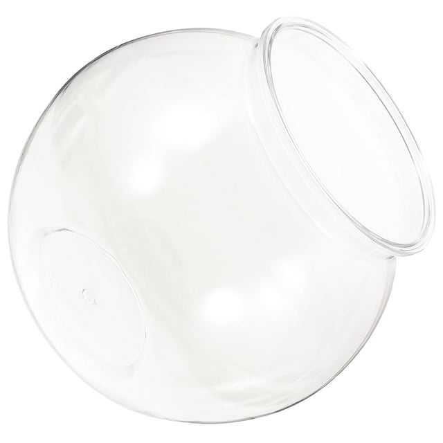 NIAIZEK Small Tank Aquarium Clear Fish Bowl Circular Shape For Pet Lovers 1Set