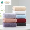 thumbnail image 6 of Jessy Home 6 Piece Towel Set Black Soft Bath Towel Set for Bathroom-2 Bath Towels, 2 Hand Towels, 2 Washcloths Highly Absorbent Bath Sheet for Hotel & Spa, 6 of 7