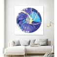 thumbnail image 3 of Giant Art 54x54 Spin Art 26 Fine Art Giant Canvas Print in White, 3 of 3