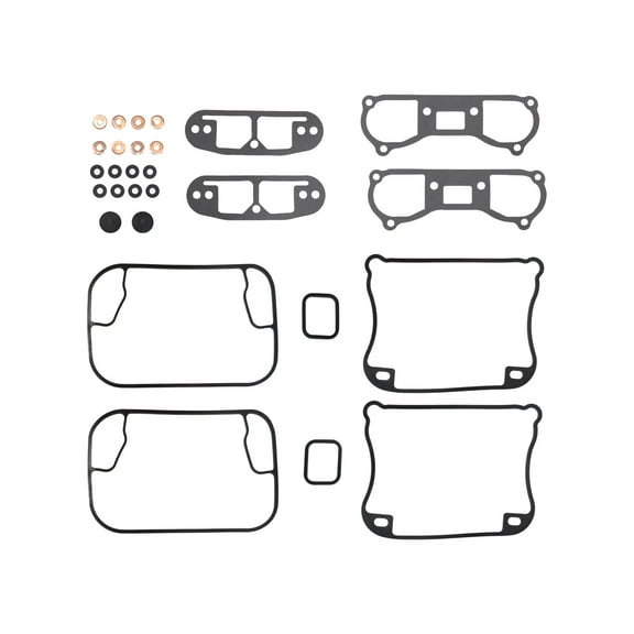 17042-92 Rocker Box Gasket Kit Steel Base Gaskets for 1992-1999 Harley Evolution 1340cc Big Twin