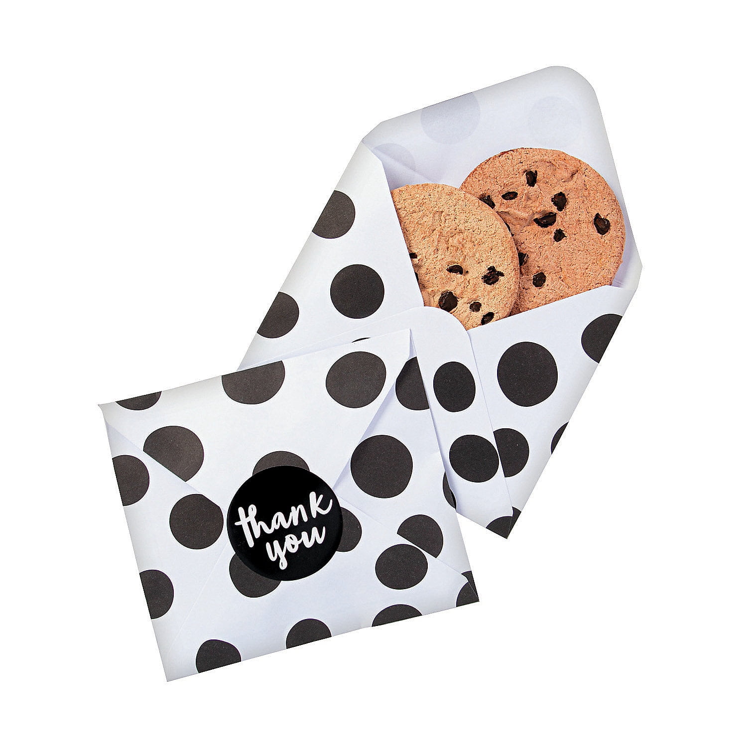 Thank You Envelope Treat Bags with Stickers Party Supplies 50