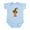 Sky Blue, variant on - Halloween Letter Y Witch Monogram Infant Bodysuit - Baby Light Bodysuit, Size Newborn - 24 Months