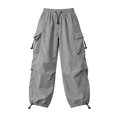 thumbnail image 5 of Womens Cargo Pants Lightweight Baggy Hiking Parachute Pant with Pockets Workout Athletic Casual Trouser Outdoor 2026, 5 of 5