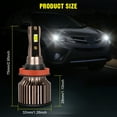 thumbnail image 5 of For Scion XB 2008-2015 Combo 9005 H11 LED Headlight Bulbs Kit High Low Beam, 5 of 12