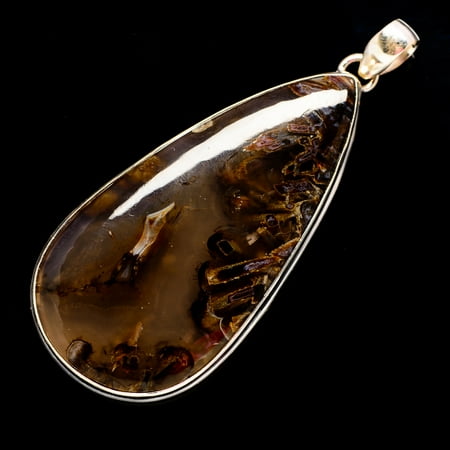 - Huge Turkish Tube Agate Pendant 2 3/4