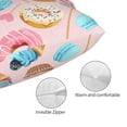 thumbnail image 3 of Fotbe Cupcakes and Donuts Funda de Almohada Decorativa Estilo Occidental, Lujo en Algodón, Fundas para Almohadas King, Cojín Estampado para Decoración del Hogar-16"x24", 3 of 6