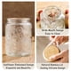 thumbnail image 4 of Tarro de cristal ANSQU Square Vintage 750 ml hermético con tapa, 4 of 6