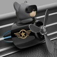 thumbnail image 3 of 2 Pcs Pilot Car Air Freshener, Cute Duck Car Vent Clip Air Freshener Automotive Air Outlet Fan Diffuser, Automotive Interiors Vent Decoration (Dog+Bear), 3 of 12