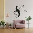 thumbnail image 2 of I Can And I Will Life Motivation Quote Moon Silhouette Star Fishing Little Girl Kid Beautiful Design Vinyl Wall Sticker Wall Art Wall Decal Boys Girls Kids Bedroom Home Decoration Size (28x30 inch), 2 of 3