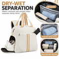 thumbnail image 3 of Pickleball Tote Bag for Women with Shoe Compartment, Fits 2 Paddles,PB01, 3 of 7