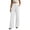 White, variant on Going out Pants for Women High Waist Palazzo Pants Button Decorated Drape Flowy Loose Trousers Casual Outfits with Pockets