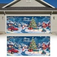 thumbnail image 1 of Banderín navideño Decoraciones para puertas de garaje Decoración navideña Invierno Gran cubierta decorativa para puertas Interior Exterior para fiestas navideñas Artículos para fiestas, 1 of 4
