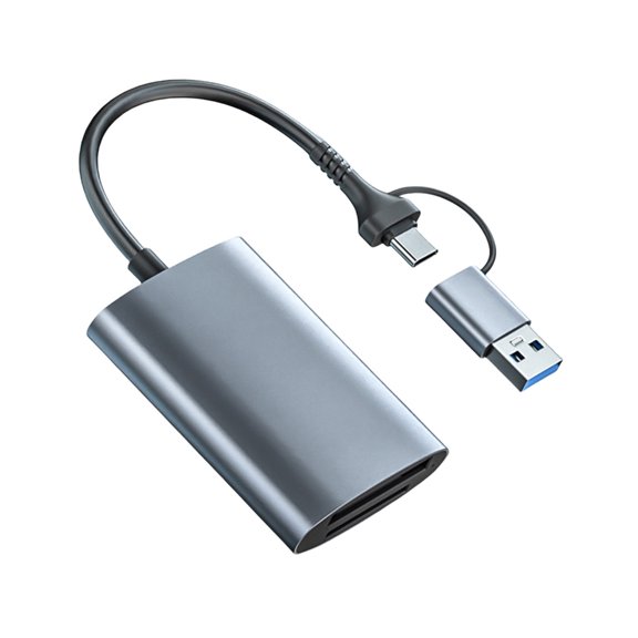 Universally Type B Memory Card Reader USB3.2 Gen 2 Port Fast 10Gbps Transfer Speed For Digital 4k Video Workflows
