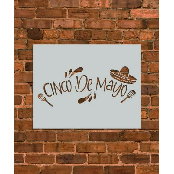 Happy Cinco de Mayo Stencil