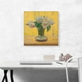 thumbnail image 2 of ARTCANVAS Vase Of Flowers Canvas Art Print by Henri-Jean Guillaume Martin - Size: 18" x 18" (1.50" Deep), 2 of 9
