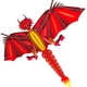 thumbnail image 1 of Animal 210T poliéster gigante volador fibra de vidrio duradera Labymos Cometa, 1 of 7