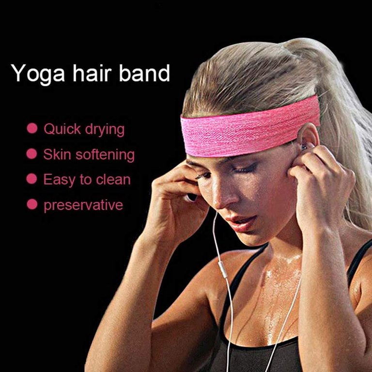 Headbands Pack of 10 Exercise Bands Sweat Bands Hair Bands  display picture 1