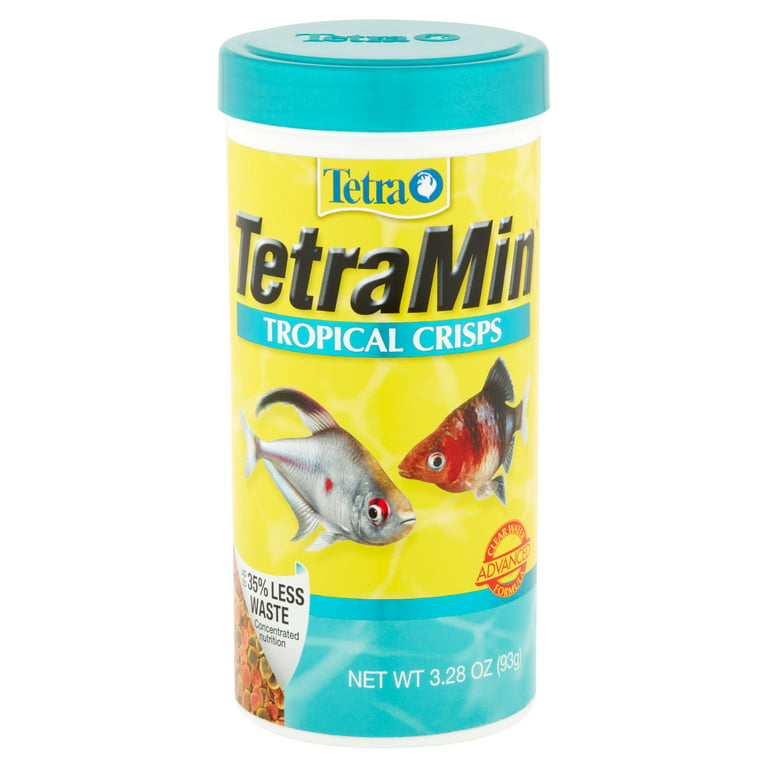 Tetra TetraMin Tropical Food Crisps, Tropical Fish- 3.28 oz