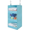 thumbnail image 1 of 3-Shelf Hanging Closet Organizer, Collapsible Hanging Closet Shelves, Hanging Organizer For Closet & Rv, Gray, 1-Pack, 1 of 9