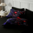 thumbnail image 6 of Flymme 3 Pieces Bedding Duvet Cover Set Queen Size Comforter Cover with Neon Light Pattern Modern Queen Duvet Cover Gift for Teen Men Bedroom Decor, 6 of 9