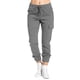 thumbnail image 1 of WILLBEST Pantalones Cargo para Mujer: Pantalones Casuales con Cintura Elástica, Bolsillos y Detalle de Cuerda. Grande, 1 of 8