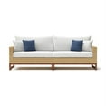 thumbnail image 2 of RST Brands Mili 2 Piece Aluminum & Fabric 96" Outdoor Sofa - Bliss Ink/White, 2 of 7
