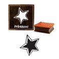 thumbnail image 1 of Printtoo Scrap-Booking Star Pattern Square Wooden Rubber Stamp Craft Diary Card-5 x 5 Inches, 1 of 2