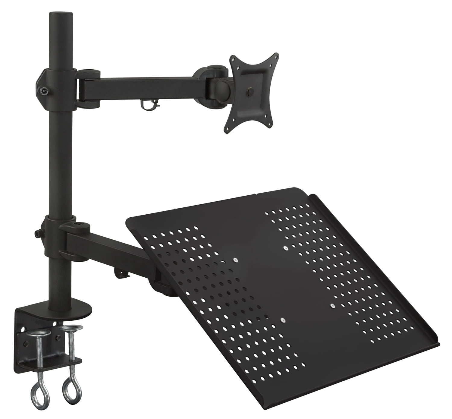 SIIG CE-MT0012-S1 Fixed LCD TV/Monitor Mount for 10-Inch to 24-Inch Screen Black 