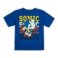 thumbnail image 3 of Sonic The Hedgehog Classic Characters Boy's Crew Neck Short Sleeve T-shirt-4, 3 of 3