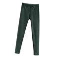 thumbnail image 3 of Women's Brushed Cold-proof Inner Wear Leggings Plus Fleece Warm Pants, Thermal and Comfortable for Winter with Soft Brushed Inner Layer Technology,Dark Green,L, 3 of 6