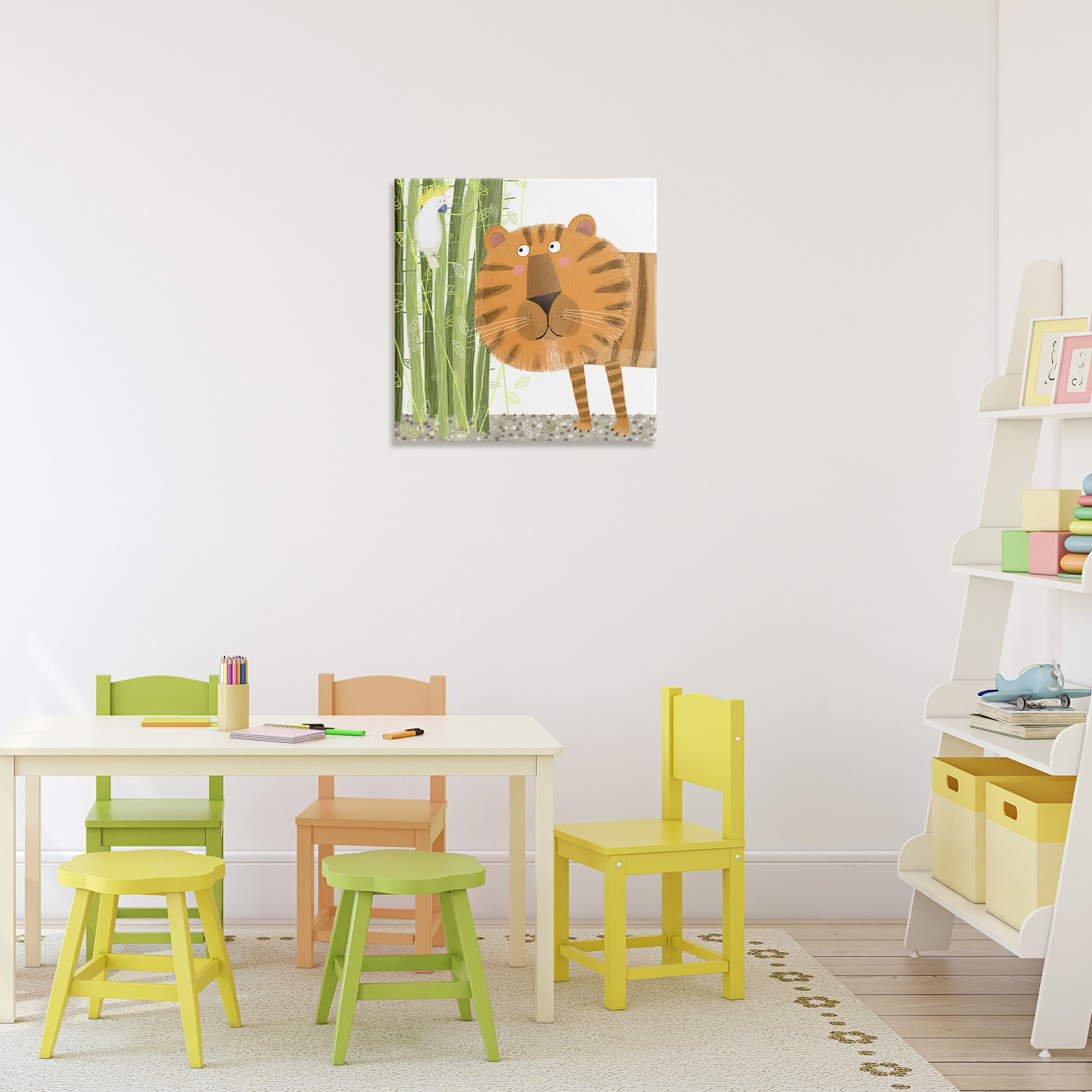Stupell Industries Bamboo Trees & Tiger Canvas Wall Art, design by Carla Daly