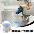 Chamber Pot Plastic Urine Bucket with Lid Portable Urinal Toilet Urine