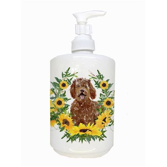 Carolines Treasures CK2972SOAP Labradoodle Ceramic Soap Dispenser