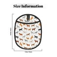 thumbnail image 3 of Pofeuu Horses Print Silicone Pot Mat Mitten With Hanging Loop Heat Resistant Oven Mitts Non-Slip Bbq Baking Smoking Potholders, 3 of 7