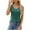 Army Green, variant on REORIAFEE Cute Tank Tops for Women Trendy Sleeveless Tops Scoop Neck Tanks Flowy Front Button Shirts Solid Print Pullover Thick Strap Vest Summer Going Out Fashion Clothing Wine