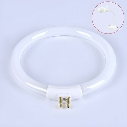 HIBIBUD 11W T4 Round Annular Tubes Lamps Bulb Fluorescent Ring Lamp Tube With 4 Pins