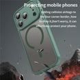 thumbnail image 5 of YEYKX Magnetic for iPhone 17 Pro Case [Compatible with MagSafe] [Military Grade Drop Protection] Translucent Matte Shockproof Phone Case,Green,For iPhone 17 Pro, 5 of 9