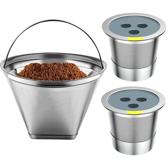 Set de filtros de café reutilizables YEOSEN compatible con Ninja