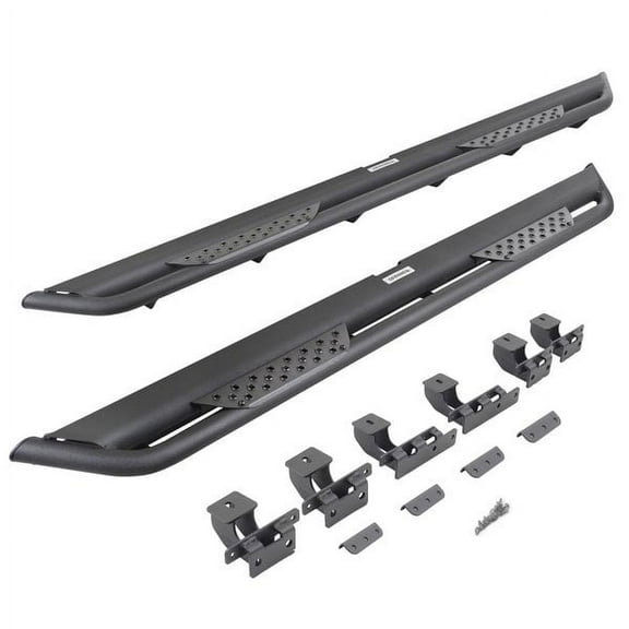Go Rhino DT4516T Dominator Xtreme DT Side Steps with Rocker Panel Mounting Bracket Kit For Jeep 20-23 Gladiator (Crew Cab Pickup)