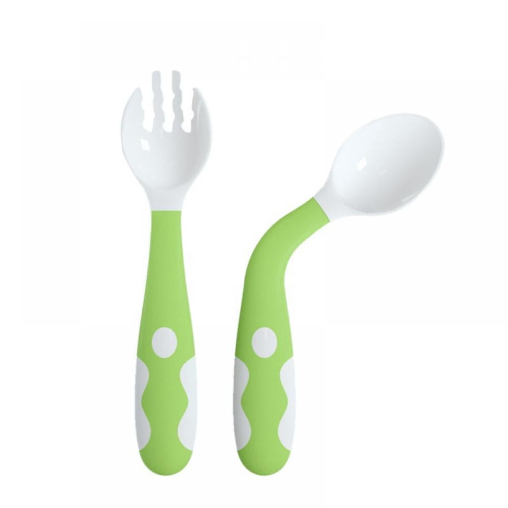 Disney Store Minnie Mouse Cute Flatware Fork & Spoon Set Kids Gift New 
