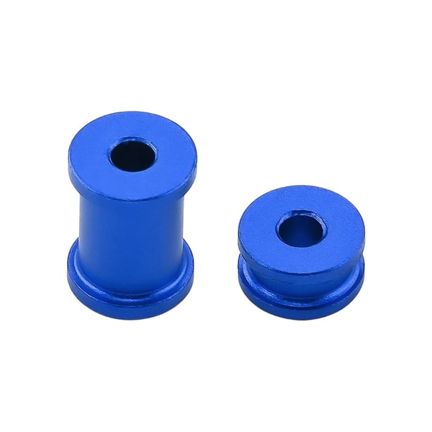 Aislador trasero para coche RC, compatible, soporte, reparación, portátil, alto rendimiento, reemplazo. Azul
