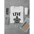 thumbnail image 3 of Live Slow T-Shirt Men -Smartprints Designs, Male 5X-Large, 3 of 4