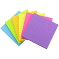 thumbnail image 2 of Lined Sticky Notes with Lines 4x4 Self-Stick Notes 6 Bright Color 6 Pads, 70 Sheets/Pad 4x4, 2 of 5