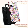 thumbnail image 4 of Colorful Beetles Phone Case – Vibrant Entomology Insect Pattern on White Background – Fits iPhone 17 16 15 14 13 12 11 Pro Max Plus Mini, 4 of 6