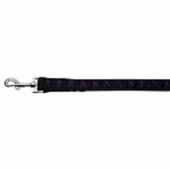 Pet Dog Cat Nylon Collar or Leash, "Purple Deer"