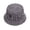 Grey, variant on Corduroy Bucket Hat with Ribbed Texture, Unisex Fisherman Cap, Autumn Winter Streetwear Headwear