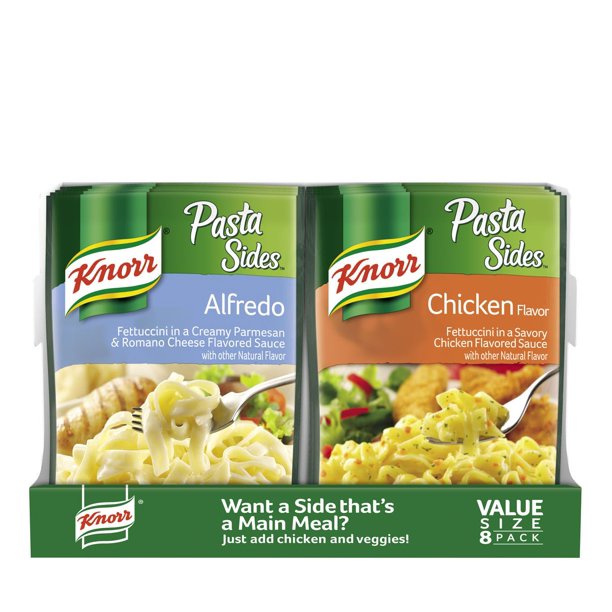 Knorr Alfredo and Chicken Pasta Sides, 8 ct./4.4 oz.