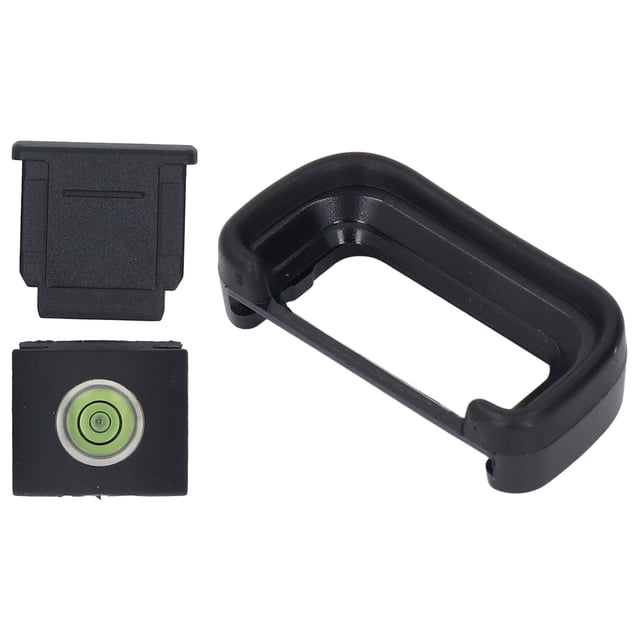 Camera Viewfinder Eye Cup, Ergonomic Design Easy Installation 3 in 1 Professional Camera Eyecup with Hot Shoe Cover Level for Camera Accessories