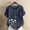 Navy#1, variant on GaThRRgYP Womens Summer Tops Loose Fit,Women Fashion Casual Linen Top Printed Short Sleeve Button T-shirt Blouse Top Navy M